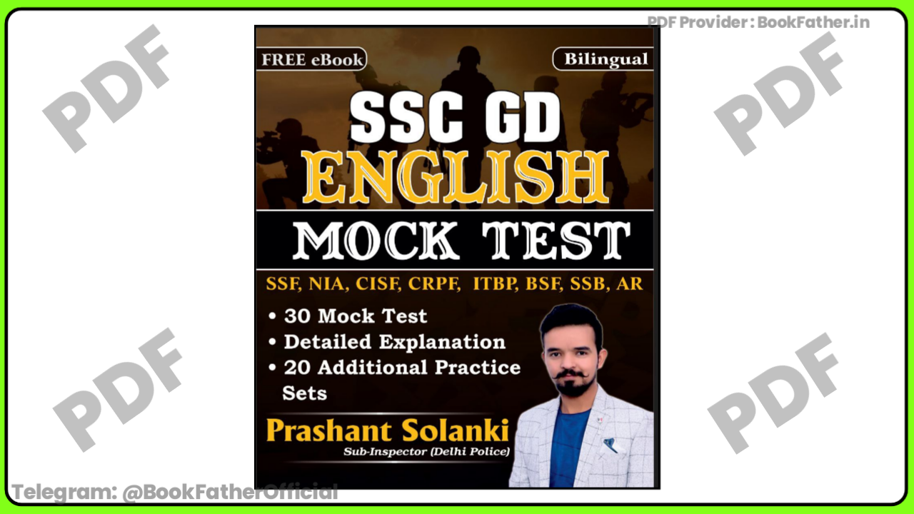 SSC GD English Mock Test Book ₹0 By Prasant Solanki Sir