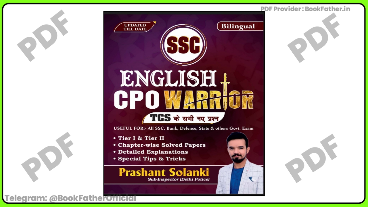 SSC English CPO Wariar Book ₹0 by Prasant Solanki Sir