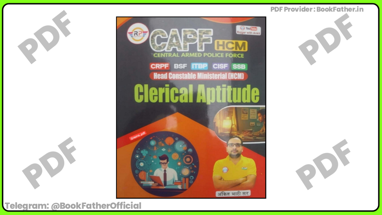 Ankit Bhati RWA CAPF BSF HCM Clerical Aptitude Book ₹0