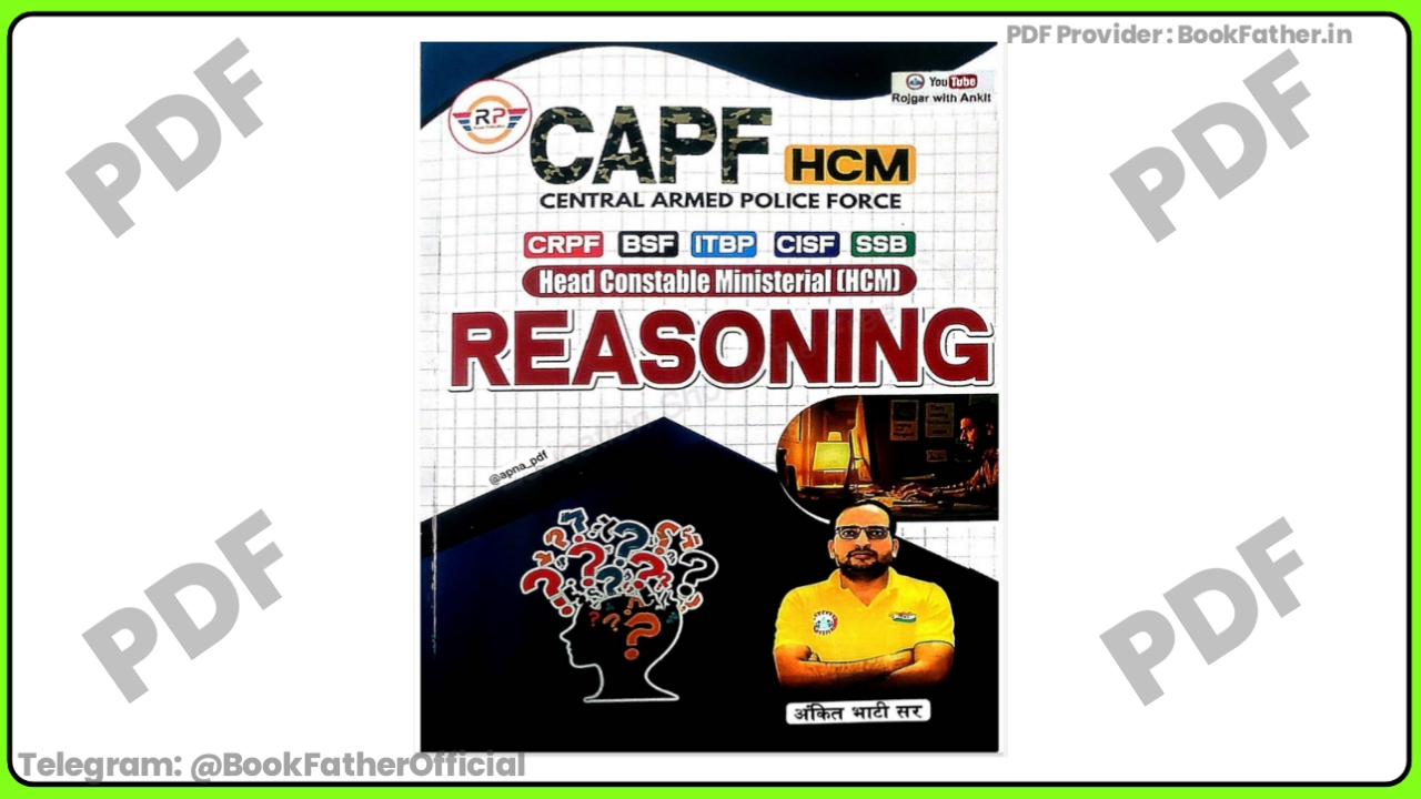 Ankit Bhati RWA CAPF BSF HCM Reasoning 2025 Book ₹0