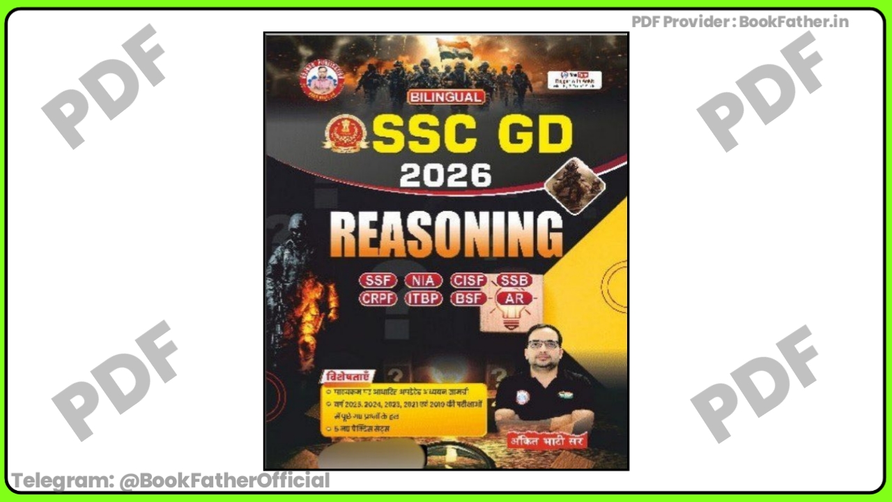 Ankit Bhati RWA SSC GD Reasoning New update 2026 Bilingual Book ₹0