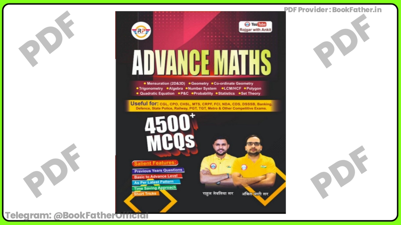 Ankit Bhati RWA Advance Maths in Hindi English Book ₹0