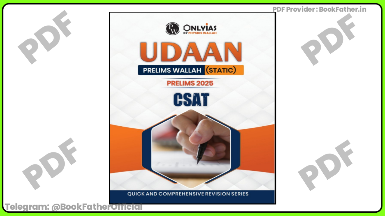 Udaan 2025 CSAT in English by Physics Wallah Book ₹0