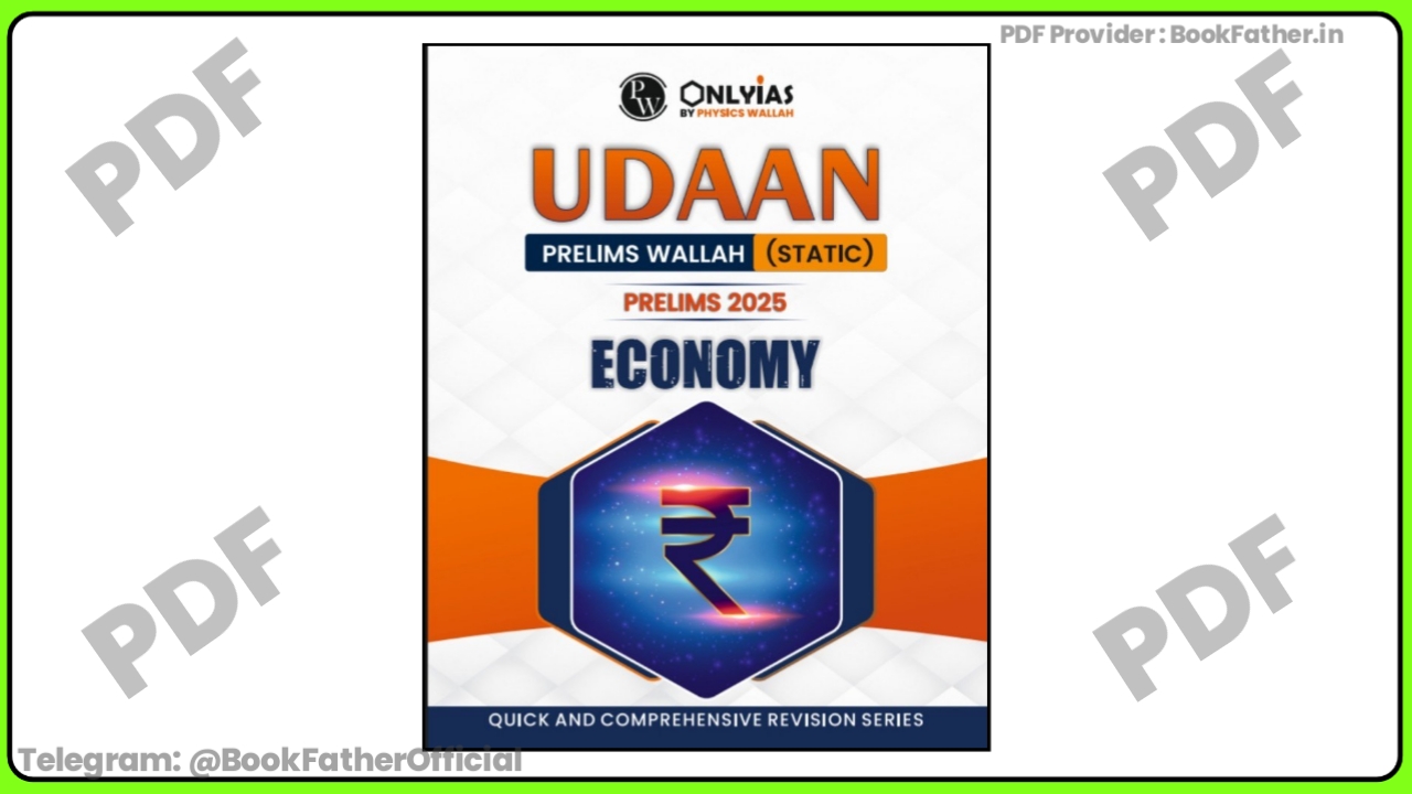 Uddan 2025 Indian Economy in English by Physics Wallah Book ₹0