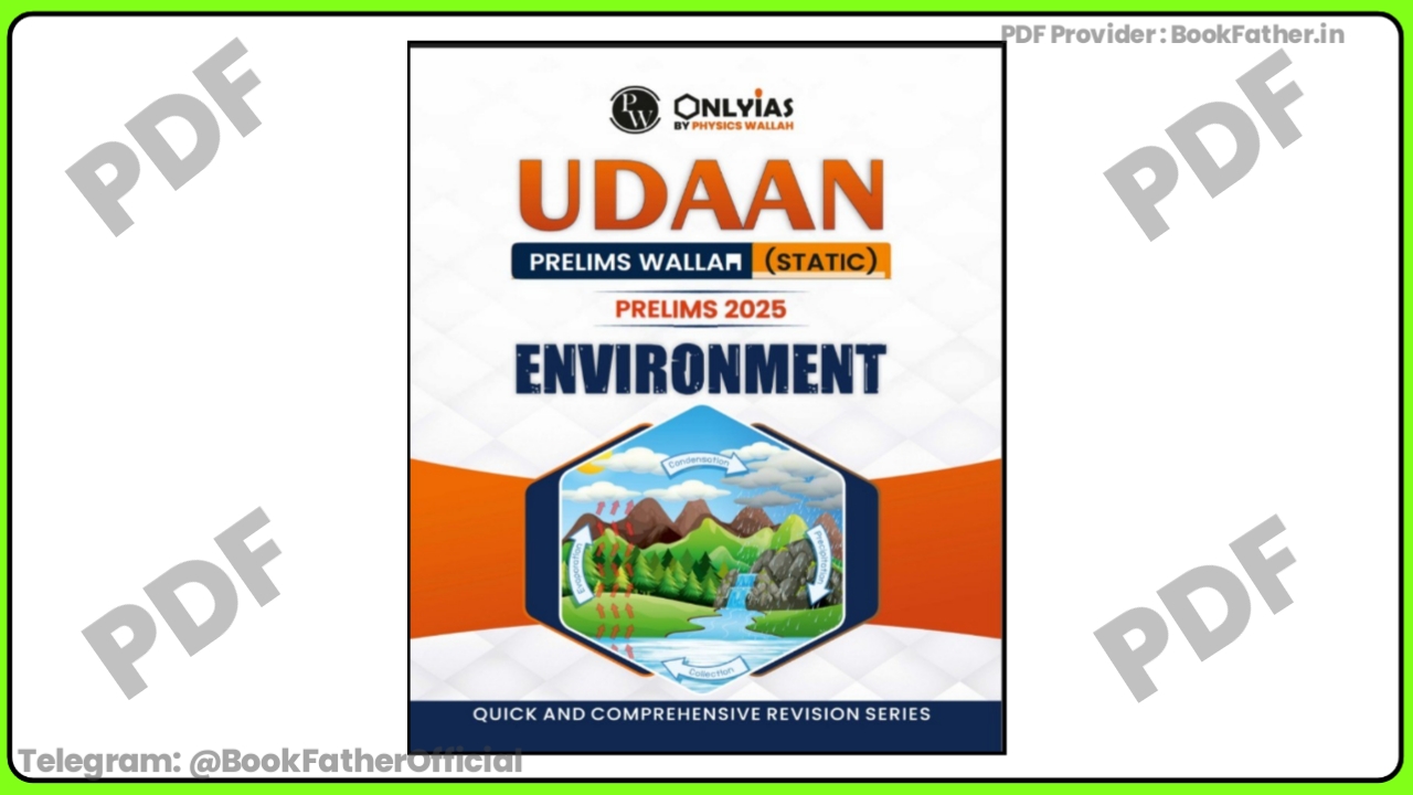 Uddan 2025 Environment in English by Physics Wallah Book ₹0