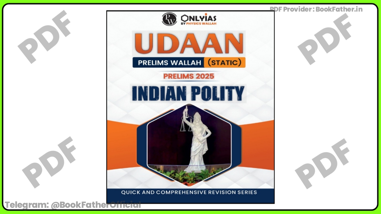 Uddan 2025 indian polity in English by Physics Wallah Book ₹0
