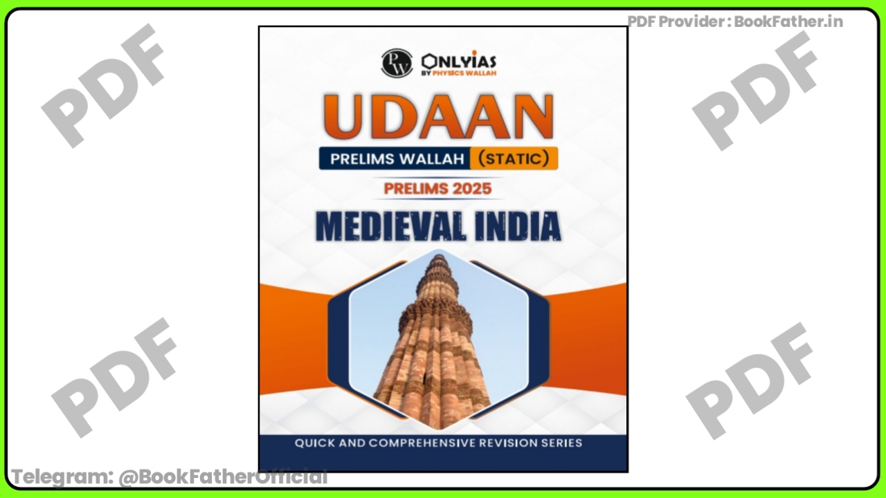Uddan 2025 Medieval india in English by Physics Wallah Book ₹0