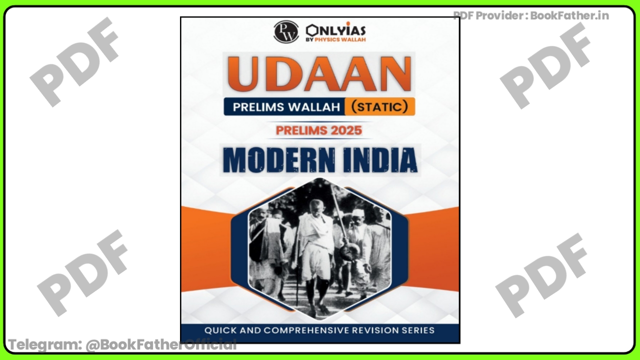 Udaayan 2025 Modern India in English by Physics Wallah Book ₹0