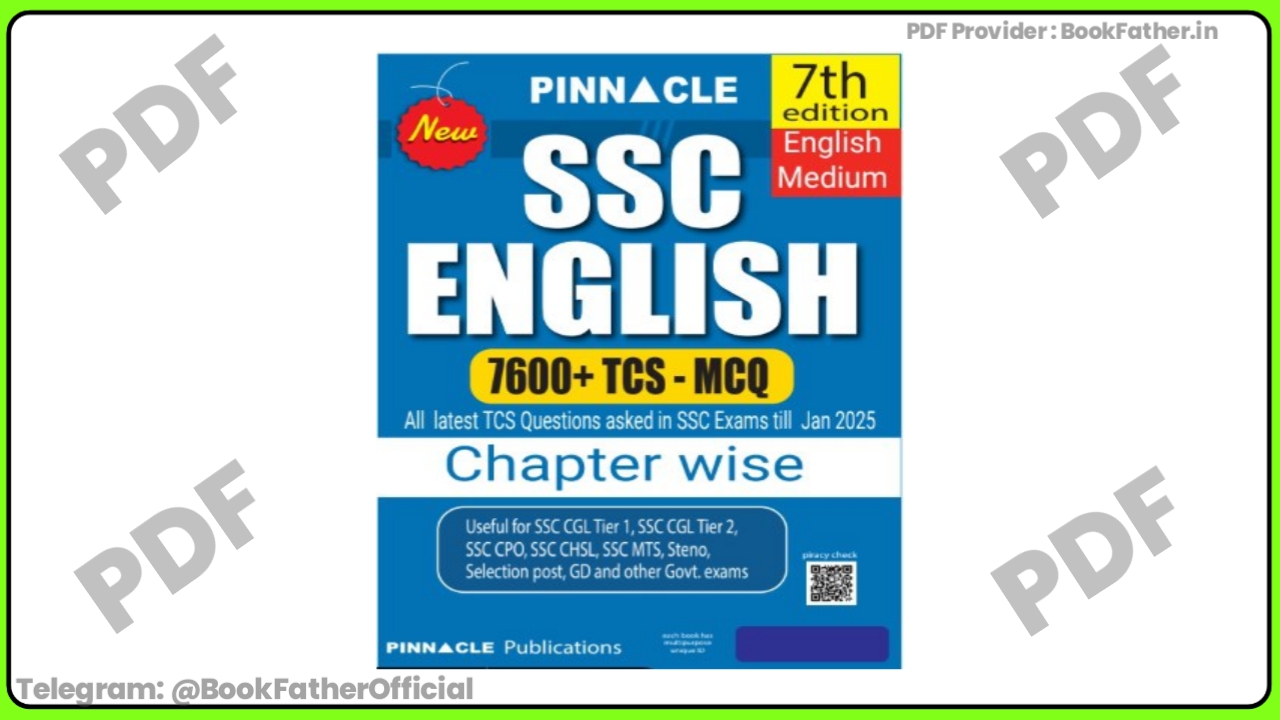 Pinncle SSC English for English Medium 7th Edition Book ₹0