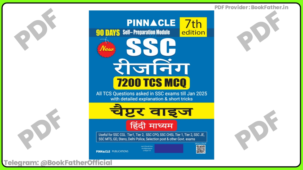 Pinncle SSC Reasoning 7th Edition in Hindi medium Book ₹0