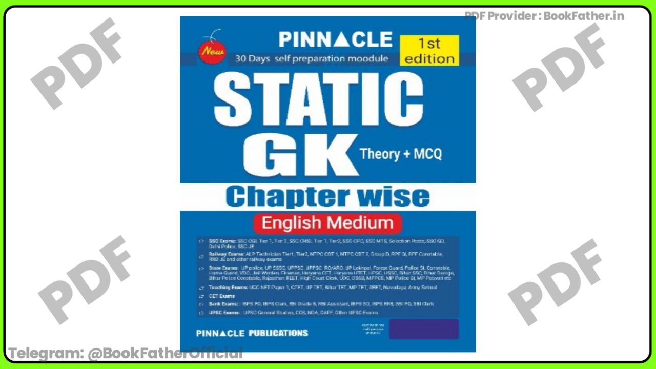 Pinncle Static GK in English medium Book ₹0