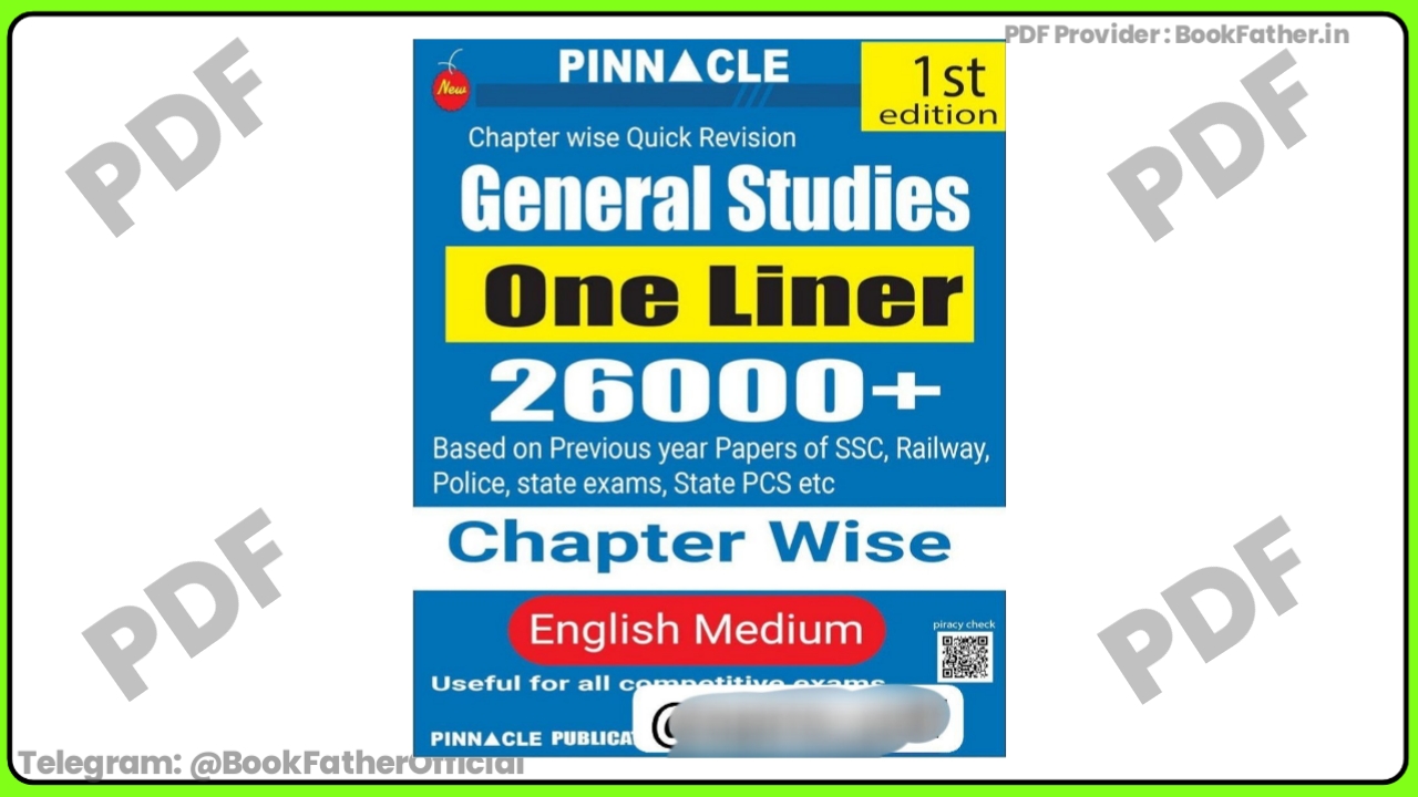 Pinncle GS one Liner 26000+ English Medium Book ₹0