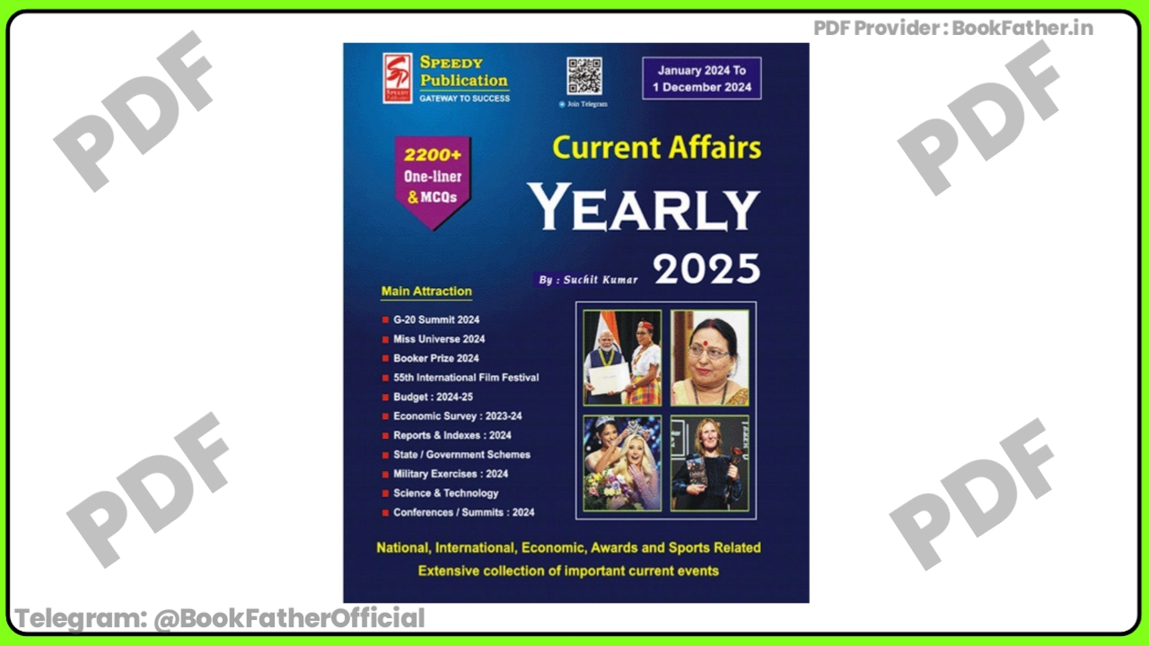 Speedy Current affairs Jan 2024 to Dec 2024 in English medium Book ₹0