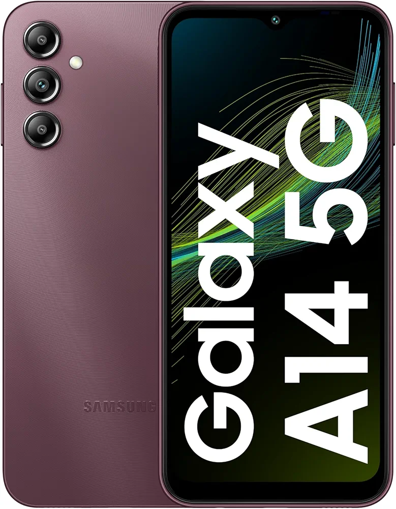 Samsung galaxy A14 cheapest low price phone in india Amazon with Book Father 