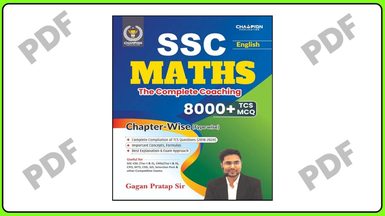 Gagan Pratap SSC Maths English Medium Book ₹0